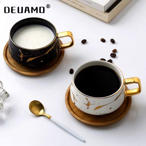 Luxury Nordic Marble Ceramic Coffee cups