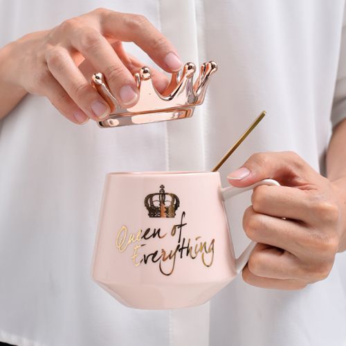 Creative Crown Ceramic Cute Coffee Mug 