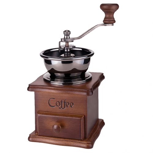 Vintage Manual Coffee Grinder Antique Cast Iron Hand Crank Coffee Mill With Grind