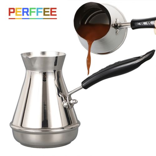 Turkish Coffee Pot Stainless Steel Long Handle Finjan Coffee Pot