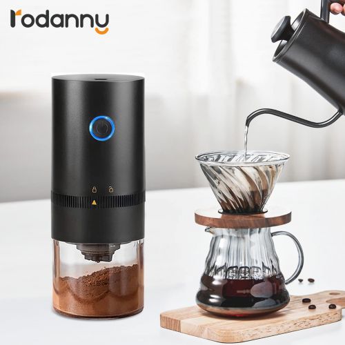 Electric Coffee Grinder Automatic Beans Mill Portable USB Rechargeable