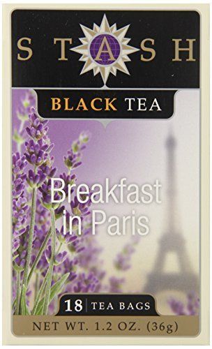 STASH TEA BREAKFAST IN PARIS BLACK TEA, 18 COUNT