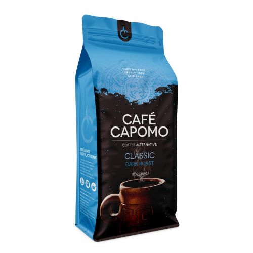 Capomo Herbal Coffee Substitute - Acid, Caffeine And Gluten Free - Natural Dark Roast - Maya Nut - 11 oz.'s - From Tattva's Herbs