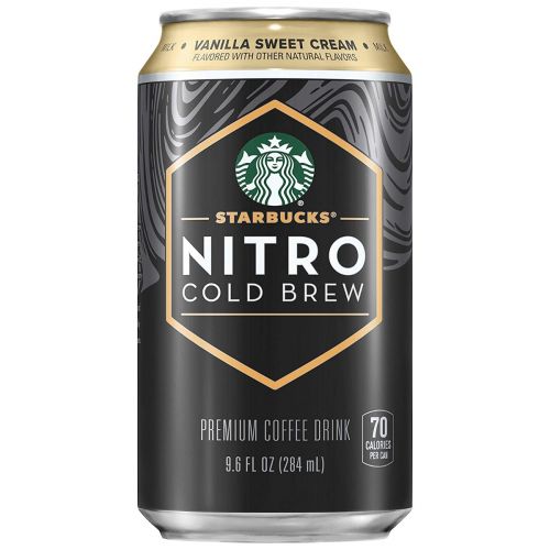 STARBUCKS NITRO COLD BREW, VANILLA SWEET CREAM 9.6 FL OZ CAN (8 PACK) (PACKAGING MAY VARY)